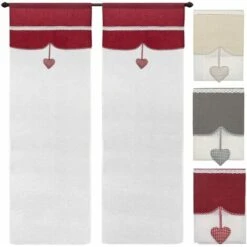 Tende Porta Finestra Coppia 2 Pz Interno Semitrasparente Tessuto Bordeaux - 60x150 Cm 9 Tende Porta Finestra Coppia 2 Pz Interno Semitrasparente Tessuto Bordeaux - 60x150 Cm -Vendite ATMOSPHERA || None || Maxwell & Williams 53924984 4