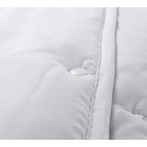 Piumino 4 Stagioni In Morbida Microfibra Piumone 2 In 1 Uniti Con Bottoni Estate Primavera Inverno Trapunta Bianca Bianco - 1 Piazza 4 Piumino 4 Stagioni In Morbida Microfibra Piumone 2 In 1 Uniti Con Bottoni Estate Primavera Inverno Trapunta Bianca Bianco - 1 Piazza - immagine 2