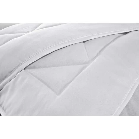 Piumino 4 Stagioni In Morbida Microfibra Piumone 2 In 1 Uniti Con Bottoni Estate Primavera Inverno Trapunta Bianca Bianco - 1 Piazza 5 Piumino 4 Stagioni In Morbida Microfibra Piumone 2 In 1 Uniti Con Bottoni Estate Primavera Inverno Trapunta Bianca Bianco - 1 Piazza - immagine 3