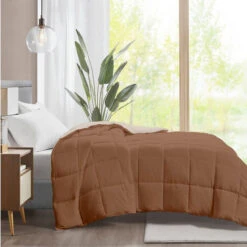 Piumino Invernale Caldo Piumone 3 Misure Double Face Microfibra Anallergico Marrone/Panna - 1 Piazza -Vendite ATMOSPHERA || None || Maxwell & Williams 54337231 2