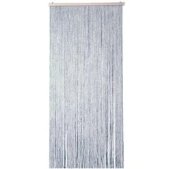 Tenda Gabriela A Pannello Con Striscioline Per Porte E Porta Finestra Ideale Come Divisorio E Schermo Anti Mosche In 3 Misure E 3 Colori Blu - 120x220