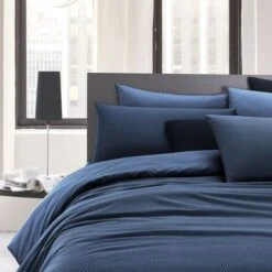 Copripiumino Parure Sacco E Federa 100% Cotone Due Piazze Disegno Pois Matrimoniale - Blu -Vendite ATMOSPHERA || None || Maxwell & Williams 54588205 3