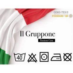 Copripiumino Parure Sacco E Federa 100% Cotone Due Piazze Disegno Pois Matrimoniale - Blu -Vendite ATMOSPHERA || None || Maxwell & Williams 54588205 4