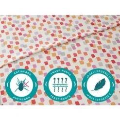 Baroni Home Copriletto Primaverile Estivo In Misto Cotone Piquet. Trapunta Estiva Singolo 170x260 Cm - Mosaico Rosa -Vendite ATMOSPHERA || None || Maxwell & Williams 54679372 3