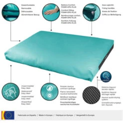 Cuscino Per Pallet In Similpelle Da Esterno Grigio Chiaro Fodera Schienale Angolo 65x45x25 Senza Imbottitura Grigio Chiaro -Vendite ATMOSPHERA || None || Maxwell & Williams 54724411 4