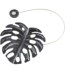 CALAMITA FERMATENDA L 30X10X10CM METALLO PALMERA Colore Nero