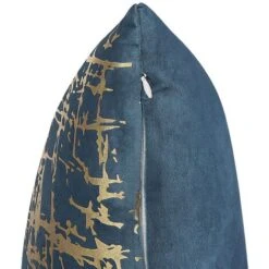 Set Di 2 Cuscini Decorativi Moderni A Fantasia Blu E Dorato 45 X 45 Cm Gardenia -Vendite ATMOSPHERA || None || Maxwell & Williams 55028041 5