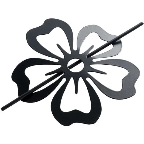 FERMATENDA SPILLA 15 CM METALLO DIPINTO PETALY Colore Nero 3 FERMATENDA SPILLA 15 CM METALLO DIPINTO PETALY Colore Nero