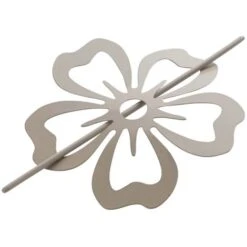 FERMATENDA SPILLA 15 CM METALLO DIPINTO PETALY Colore Talpa