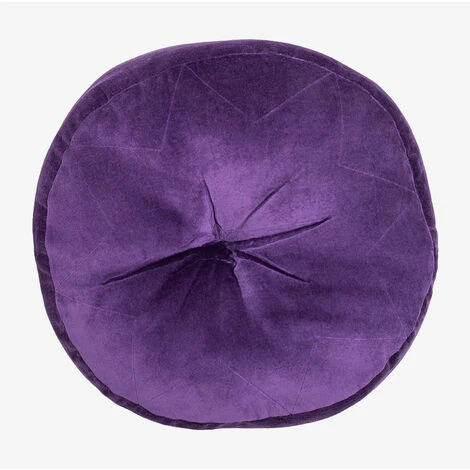 SKLUM Cuscino Da Pavimento Rotondo In Velluto Meijer Viola Scuro 3 SKLUM Cuscino Da Pavimento Rotondo In Velluto Meijer Viola Scuro