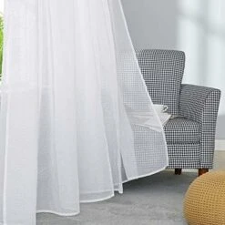 Deconovo Tende In Voile Con Passanti 2 Pannelli 140x245 Cm (LxA) - Bianco 10 Deconovo Tende In Voile Con Passanti 2 Pannelli 140x245 Cm (LxA) - Bianco -Vendite ATMOSPHERA || None || Maxwell & Williams 57115471 4