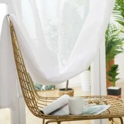 Deconovo Tende In Voile Con Passanti 2 Pannelli 140x245 Cm (LxA) - Bianco 11 Deconovo Tende In Voile Con Passanti 2 Pannelli 140x245 Cm (LxA) - Bianco -Vendite ATMOSPHERA || None || Maxwell & Williams 57115471 5