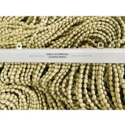 TENDA Mariel © SOFFICE A PERLINE In Stoffa Morbida Anti Insetti Antirumore A Fili BEIGE Cm. 100x220 -Vendite ATMOSPHERA || None || Maxwell & Williams 57359119 3