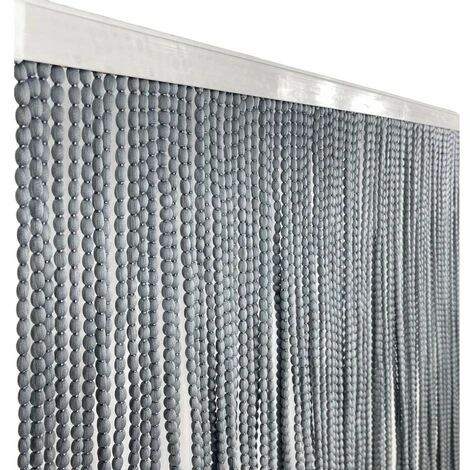 TENDA Mariel © SOFFICE A PERLINE In Stoffa Morbida Anti Insetti Antirumore A Fili GRIGIO Cm. 100x220 4 TENDA Mariel © SOFFICE A PERLINE In Stoffa Morbida Anti Insetti Antirumore A Fili GRIGIO Cm. 100x220 - immagine 2