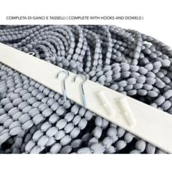 TENDA Mariel © SOFFICE A PERLINE In Stoffa Morbida Anti Insetti Antirumore A Fili GRIGIO Cm. 100x220 10 TENDA Mariel © SOFFICE A PERLINE In Stoffa Morbida Anti Insetti Antirumore A Fili GRIGIO Cm. 100x220 -Vendite ATMOSPHERA || None || Maxwell & Williams 57359197 4