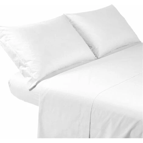 Completo Letto Set Lenzuola Federe Cotone Rifinito Anallergico Misure Maxi Bianco - 1 Piazza 3 Completo Letto Set Lenzuola Federe Cotone Rifinito Anallergico Misure Maxi Bianco - 1 Piazza