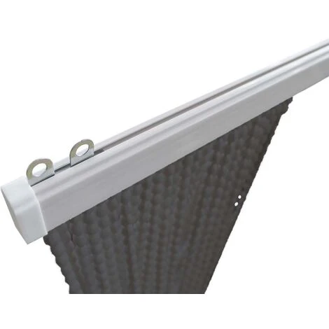 Tenda Antimosche Per Porta Finestra A Pannello Con Telaio In PVC, In Più Colori, Moschiera Con Corde A Pallini Anti Mosche E Zanzare Per Esterno Interno Ingresso Casa Negozi Balconi, Fili A Caduta Grigio - 100 X 220 6 Tenda Antimosche Per Porta Finestra A Pannello Con Telaio In PVC, In Più Colori, Moschiera Con Corde A Pallini Anti Mosche E Zanzare Per Esterno Interno Ingresso Casa Negozi Balconi, Fili A Caduta Grigio - 100 X 220 - immagine 4