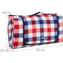 Relaxdays Coperta Da Picnic XXL, 200 X 300 Cm, Plaid Impermeabile Da Spiaggia, Isolante, Telo Con Manico, Colorato -Vendite ATMOSPHERA || None || Maxwell & Williams 59100904 5