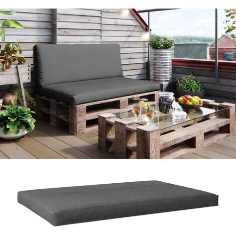 Cuscino Pallet „Modern“ Cuscino Seduta Antracite Vicco 4 Cuscino Pallet „Modern“ Cuscino Seduta Antracite Vicco - immagine 2