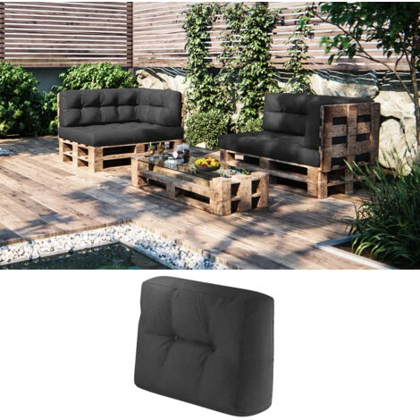 Cuscino Pallet „Premium“ Cuscino Laterale Antracite Vicco 4 Cuscino Pallet „Premium“ Cuscino Laterale Antracite Vicco - immagine 2