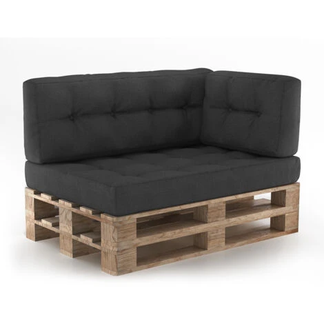 Cuscino Pallet „Premium“ Cuscino Laterale Antracite Vicco 6 Cuscino Pallet „Premium“ Cuscino Laterale Antracite Vicco - immagine 4