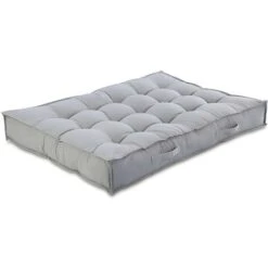 Materasso Pallet 80 X 120 X 15 Cm Cotone Grigio BAILA