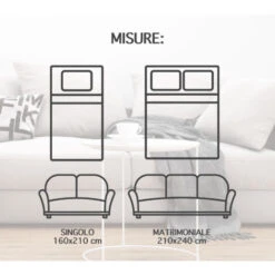 Coperta Autunnale Letto Matrimoniale, Letto Singolo, Plaid Invernale Pile Divano Autunno Inverno Singolo - Beige -Vendite ATMOSPHERA || None || Maxwell & Williams 59613085 5