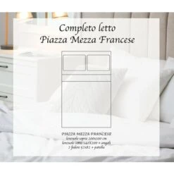 Completo Letto Misura Alla Francese A Tinta Unita Prodotto Italiano Set Lenzuola 100% Cotone Beige - Francese 11 Completo Letto Misura Alla Francese A Tinta Unita Prodotto Italiano Set Lenzuola 100% Cotone Beige - Francese -Vendite ATMOSPHERA || None || Maxwell & Williams 59613201 5