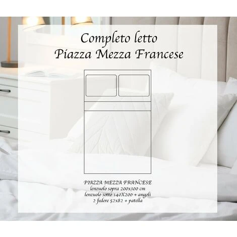 Completo Letto Misura Alla Francese A Tinta Unita Prodotto Italiano Set Lenzuola 100% Cotone Beige - Francese 7 Completo Letto Misura Alla Francese A Tinta Unita Prodotto Italiano Set Lenzuola 100% Cotone Beige - Francese - immagine 5