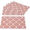 Baroni Home Set Di 6 Tovaglietta Americana In PVC 44x28 Cm Antiscivolo E Facile Da Lavare Damaschi Rossi -Vendite ATMOSPHERA || None || Maxwell & Williams 59730065 1