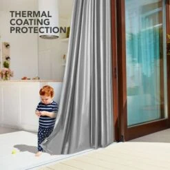 Deconovo Tende Camera Da Letto Con Occhielli Moderne 2 Pezzi 140x290 Cm ( LxA ) - Blu Cielo -Vendite ATMOSPHERA || None || Maxwell & Williams 59938372 4