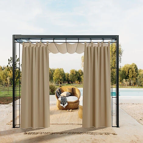 Tenda Gazebo Da Esterno Idrorepellente Resistente Impermeabile Antimuffa Con Passanti E Bottoni Tenda Oscurante Per Giardino Balcone Piscina Terrazzo 150 X 270 Cm Colore Beige 3 Tenda Gazebo Da Esterno Idrorepellente Resistente Impermeabile Antimuffa Con Passanti E Bottoni Tenda Oscurante Per Giardino Balcone Piscina Terrazzo 150 X 270 Cm Colore Beige