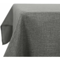 Deconovo Tovaglia Impermeabile Per Cucina In Finto Lino 1 Pezzo 150x200 Cm - Grigio Scuro