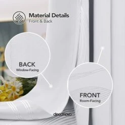 Deconovo Tende Oscuranti Per Interni Moderne Con Onda D'Argento 2 Pezzi 140245 Cm ( LxA ) - Grigio Perla -Vendite ATMOSPHERA || None || Maxwell & Williams 60370093 3