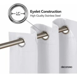 Deconovo Tende Oscuranti Per Interni Moderne Con Onda D'Argento 2 Pezzi 140245 Cm ( LxA ) - Grigio Perla -Vendite ATMOSPHERA || None || Maxwell & Williams 60370093 4