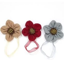 Trade Shop - 2 Calamita Fiore Legatenda Ferma Tenda In Tessuto Ornamento Calamite Per Tende