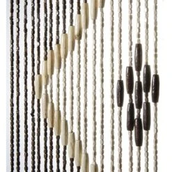 Tenda In Legno Moschiera Tendina Con Rombi Chiari Anti Mosche Zanzare 120x240