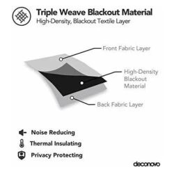 Deconovo Tende Oscuranti Con Motivo Fili D'Argento Moderne Con Anelli 2 Pezzi 117x183 Cm (LxA) - Grigio Chiaro -Vendite ATMOSPHERA || None || Maxwell & Williams 63111544 5