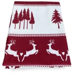 TENDA Tirolese CERVO BORDEAUX In Stile Montanaro Cm. 150X280 Made In Italy -Vendite ATMOSPHERA || None || Maxwell & Williams 63631894 5