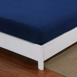 Lenzuolo Sotto Con Angoli 160x200cm Con Cuffia 30cm Blu Navy In Microfibra -Vendite ATMOSPHERA || None || Maxwell & Williams 63845323 3