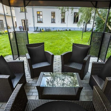 Confezione Da 4 Federe Decorative Per Cuscini Impermeabili Per Esterni, Impermeabili Per Balconi Da Giardino Quadrati, Rivestimento In PU Federa Per Divano, Letto, Patio, Divano, Tenda, 45,7 X 45,7 Cm 4 Confezione Da 4 Federe Decorative Per Cuscini Impermeabili Per Esterni, Impermeabili Per Balconi Da Giardino Quadrati, Rivestimento In PU Federa Per Divano, Letto, Patio, Divano, Tenda, 45,7 X 45,7 Cm - immagine 2