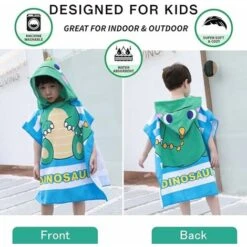 Asciugamano Con Cappuccio Poncho Per Bambini, Telo Mare/bagno Per Doccia, Piscina, Per Ragazzi, Ragazze, Bambini, 2-8 Anni, Accappatoio -Vendite ATMOSPHERA || None || Maxwell & Williams 63852724 5