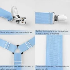 Pezzi Fermagli Lenzuola Regolabili Cinghie Porta Lenzuola Fermagli Lenzuola Regolabili Fermagli Lenzuolo Tenditore Lenzuolo Cinghie Lenzuola Per Lenzuola Per Divano Materasso Tovaglie -Vendite ATMOSPHERA || None || Maxwell & Williams 63854929 4