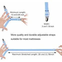 Pezzi Fermagli Lenzuola Regolabili Cinghie Porta Lenzuola Fermagli Lenzuola Regolabili Fermagli Lenzuolo Tenditore Lenzuolo Cinghie Lenzuola Per Lenzuola Per Divano Materasso Tovaglie -Vendite ATMOSPHERA || None || Maxwell & Williams 63854929 5