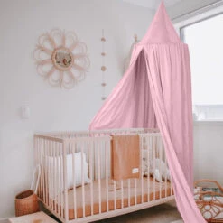 Randaco Letto A Baldacchino Regalo Decorazione Per Bambini Fantasia Baldacchino Zanzariera Tutt'intorno Al Lettino