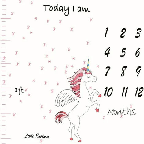 Coperta Per La Crescita Mensile Del Neonato Puntelli Per Fotografia Puntelli Per Sfondo In Stoffa Commemorativa Puntelli Per Bambini, Pegaso 3 Coperta Per La Crescita Mensile Del Neonato Puntelli Per Fotografia Puntelli Per Sfondo In Stoffa Commemorativa Puntelli Per Bambini, Pegaso