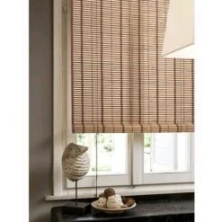 Tapparella In Listelli Bambu' Bordo Cotone 100x160H Cm Midollino Colore Naturale Elisa -Vendite ATMOSPHERA || None || Maxwell & Williams 64305671 5