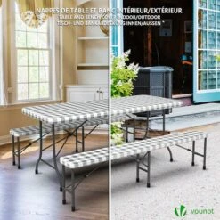 VOUNOT 3 Pezzi Tovaglie Per Tavoli Panche Da Birreria, Copritavolo Esterno In Vinile A Quadretti 8 VOUNOT 3 Pezzi Tovaglie Per Tavoli Panche Da Birreria, Copritavolo Esterno In Vinile A Quadretti -Vendite ATMOSPHERA || None || Maxwell & Williams 65042800 2