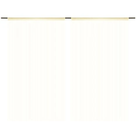 Tende Trasparenti, 2 Pezzi Tenda Di Garza Semitrasparente Decorazioni Per Soggiorno Camera Da Letto Cucina Balcone - 100 X 250 Cm Crema 3 Tende Trasparenti, 2 Pezzi Tenda Di Garza Semitrasparente Decorazioni Per Soggiorno Camera Da Letto Cucina Balcone - 100 X 250 Cm Crema