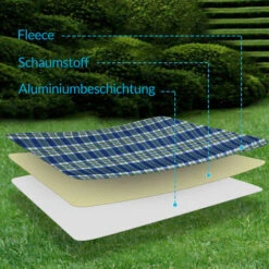 DETEX Coperta Da Picnic Impermeabile Termoisolante Lavabile 1-6 Persone Giochi Bimbi Outdoor Mare 200x200cm, Karo/Blau (de) -Vendite ATMOSPHERA || None || Maxwell & Williams 65847029 3